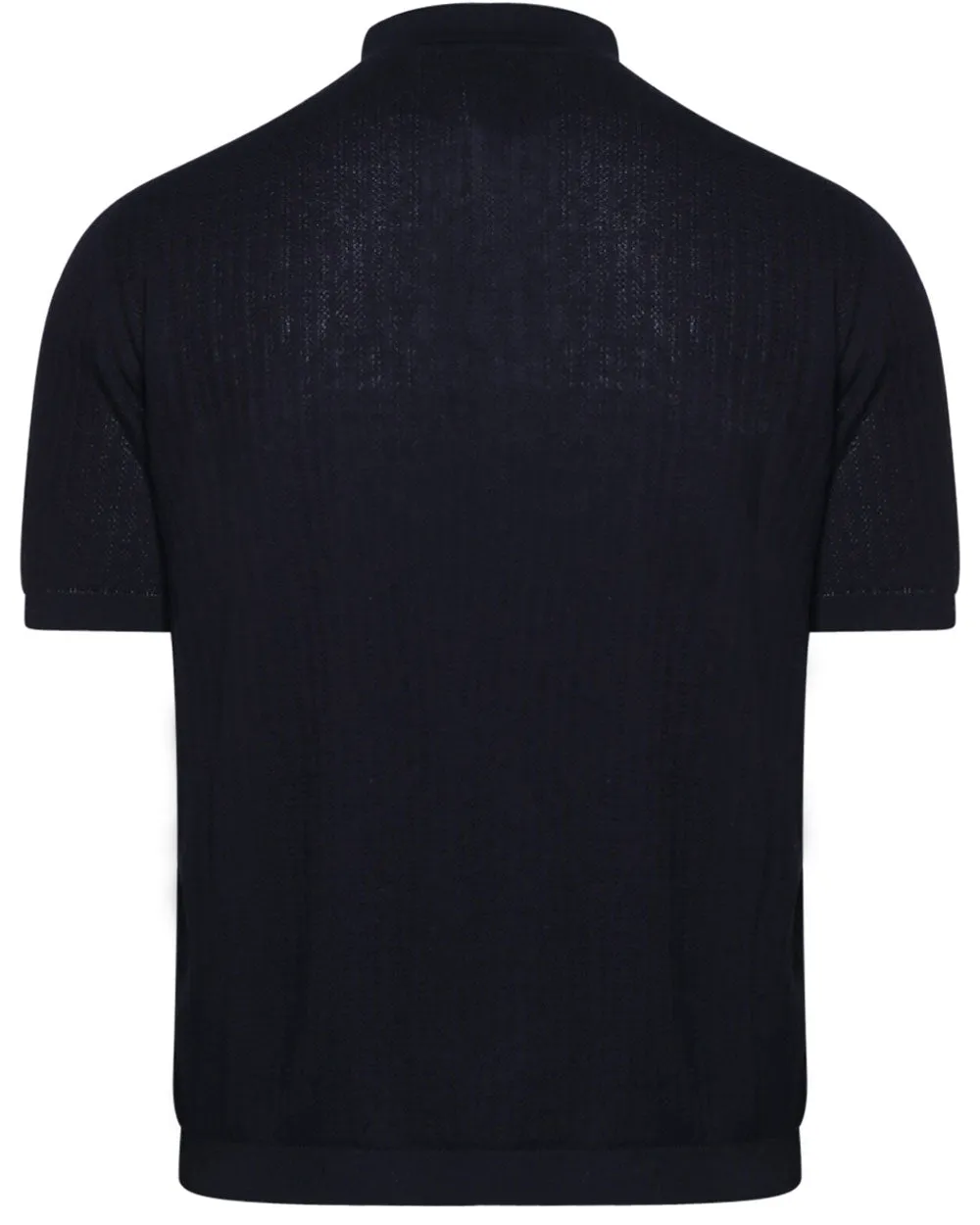 Dark Navy Quarter Zip Polo