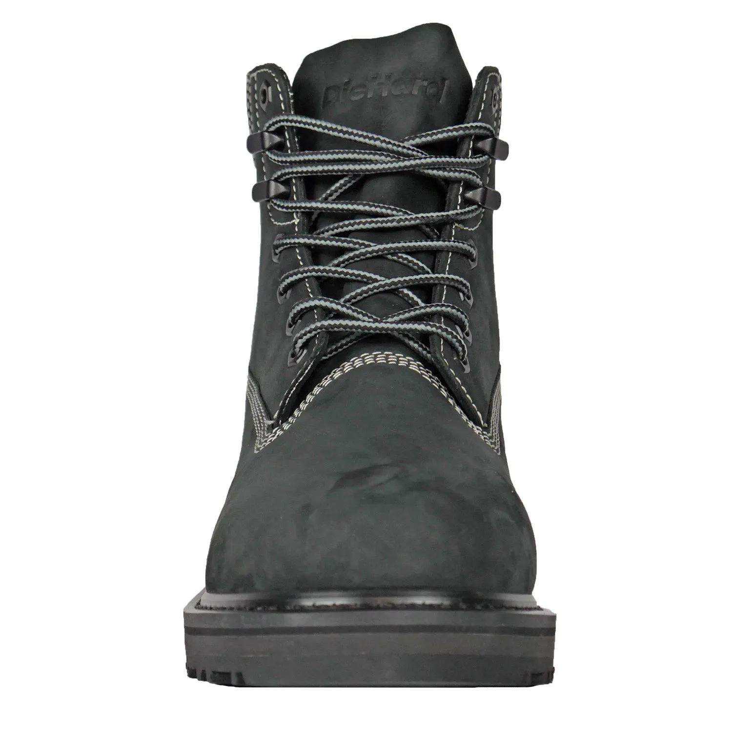 DieHard Mens Crusader Black Leather Nubuck Work Boots