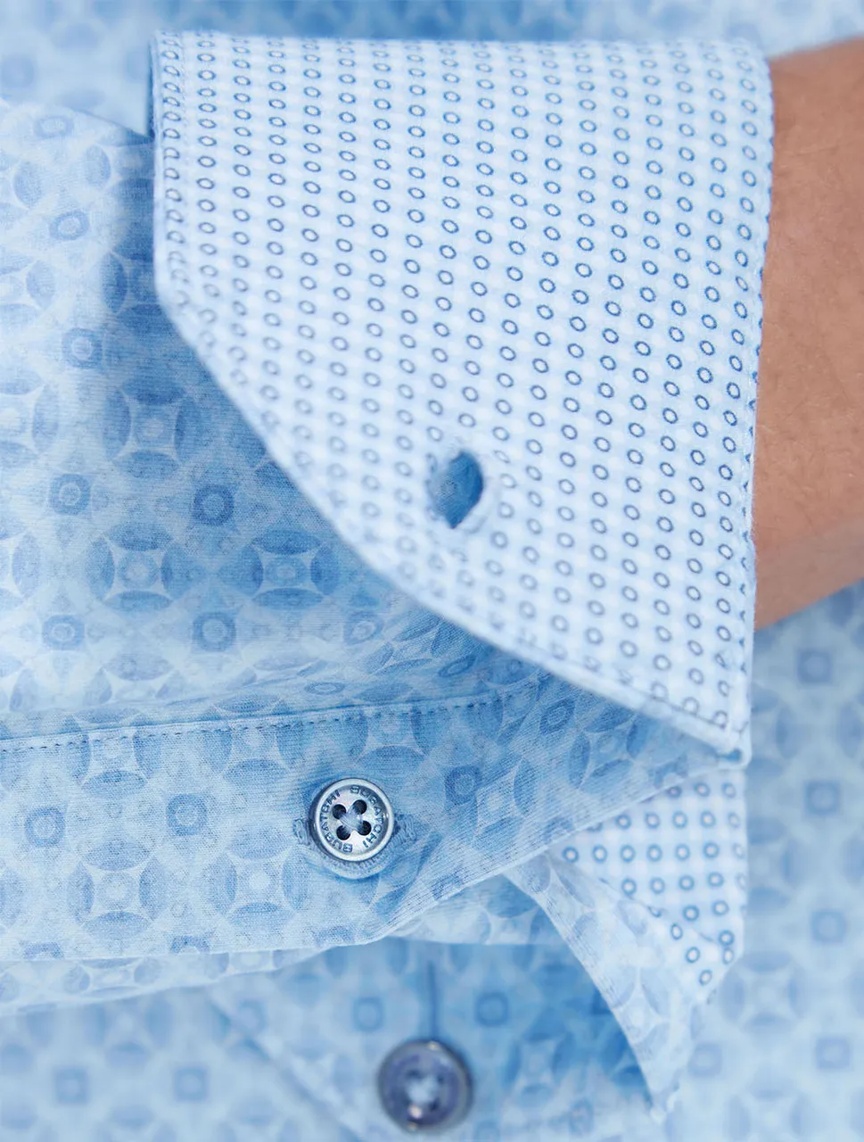 Double Face OoohCotton Print Shirt | Bugatchi