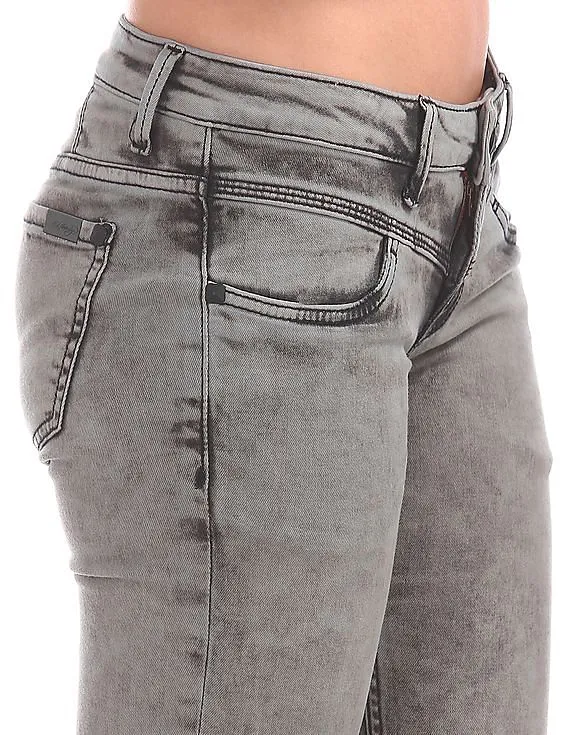 EdHardy Women Super Skinny Fit Stone Wash Jeans
