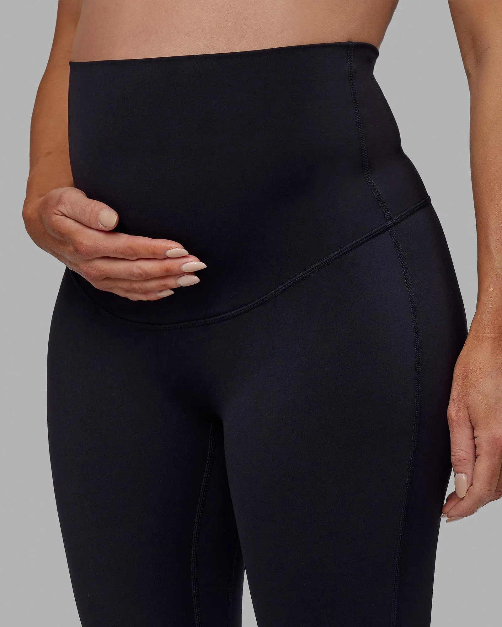 Elixir Full Length Maternity Leggings - Black