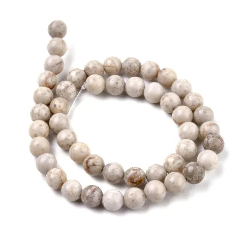 Gemstone Beads, Maifanite/Maifan Stone, Natural, Round, 8mm