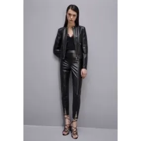 Giubbotto biker donna Nero