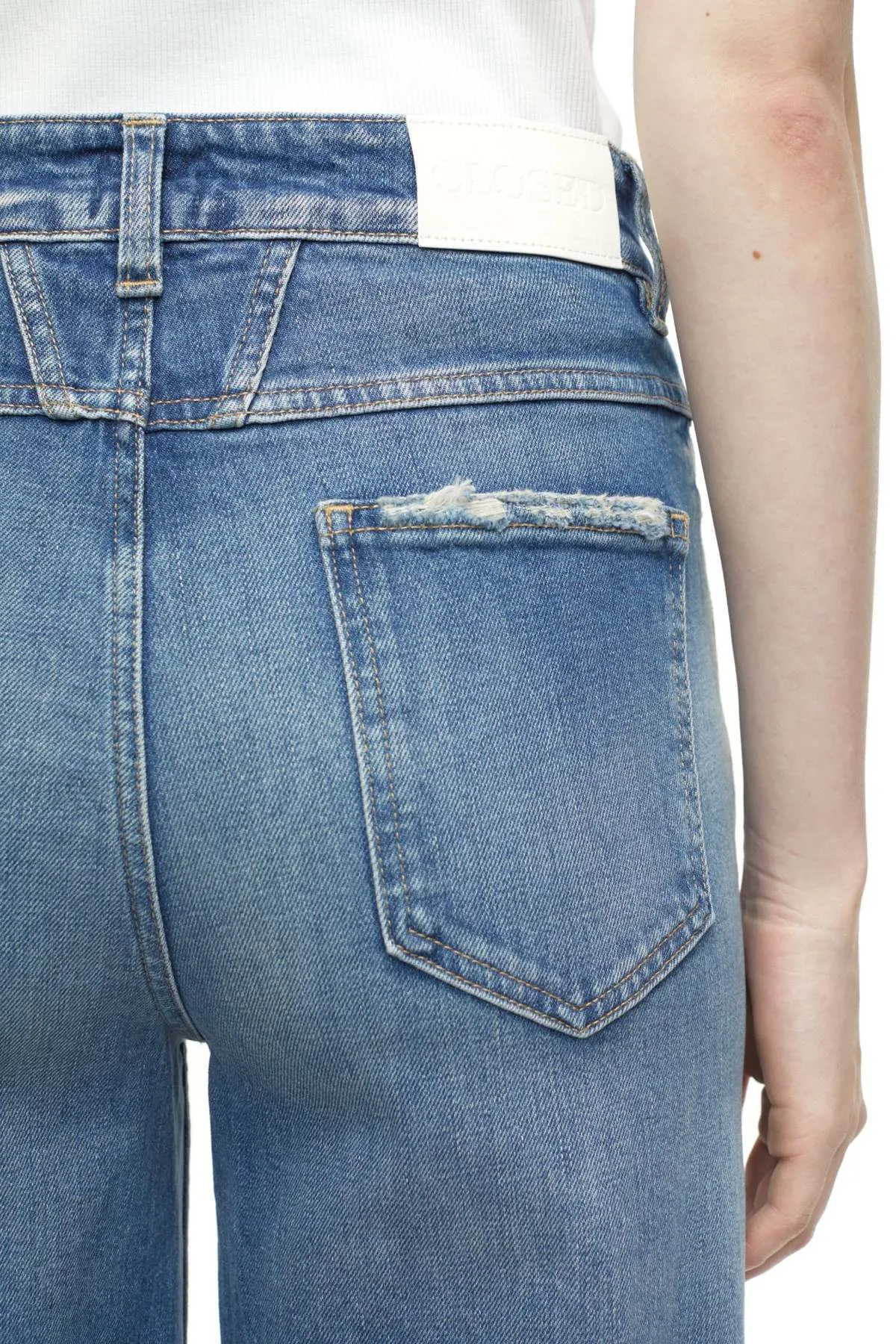 Glow-Up Wide Leg Jeans - Mid Blue