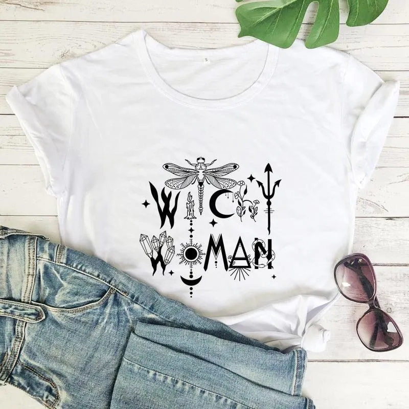 Gothic Witchy Woman Short Sleeve T-Shirt