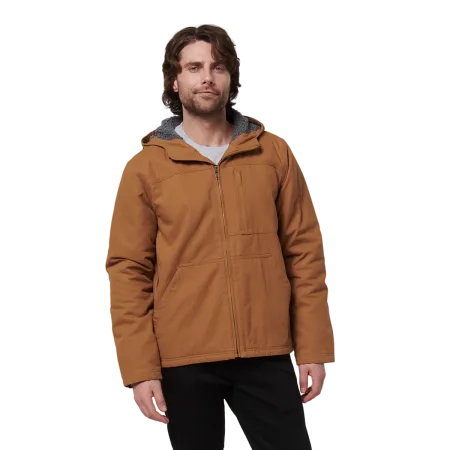 Hard Yakka Y06744 Heritage Canvas Hood Jacket Dark Tan