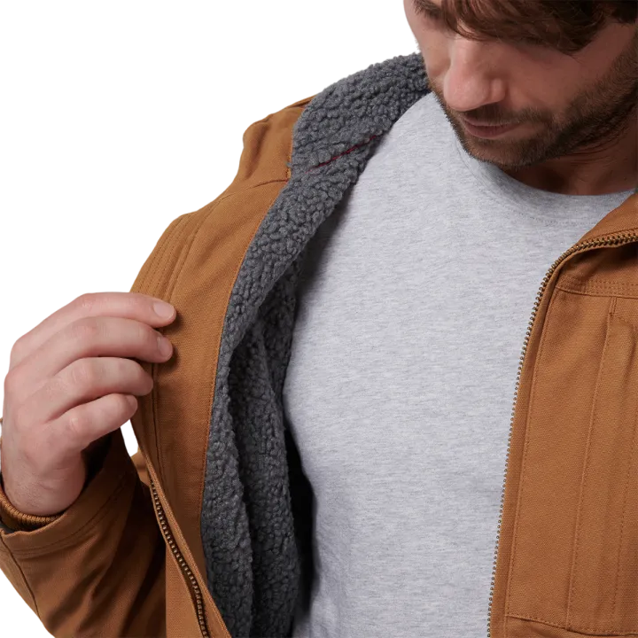 Hard Yakka Y06744 Heritage Canvas Hood Jacket Dark Tan