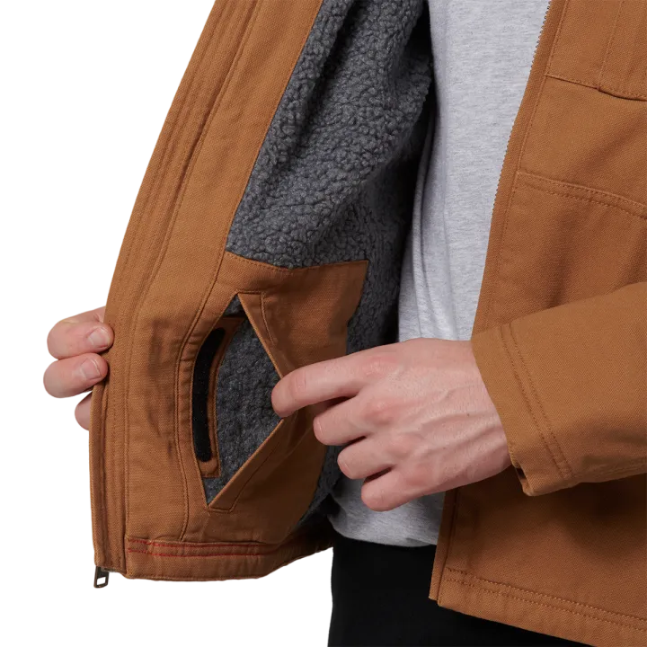 Hard Yakka Y06744 Heritage Canvas Hood Jacket Dark Tan