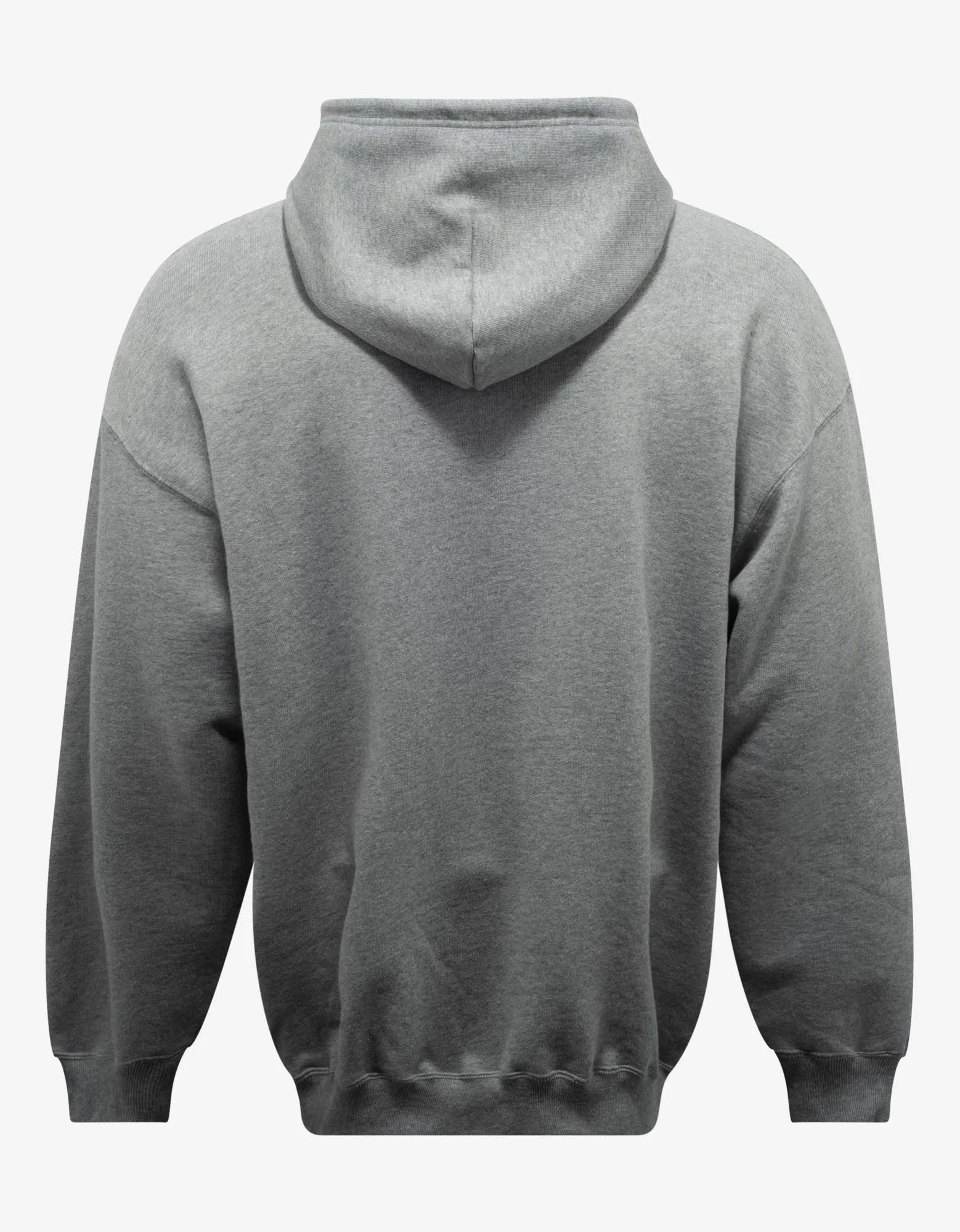 Heather Grey BB Logo Print Hoodie