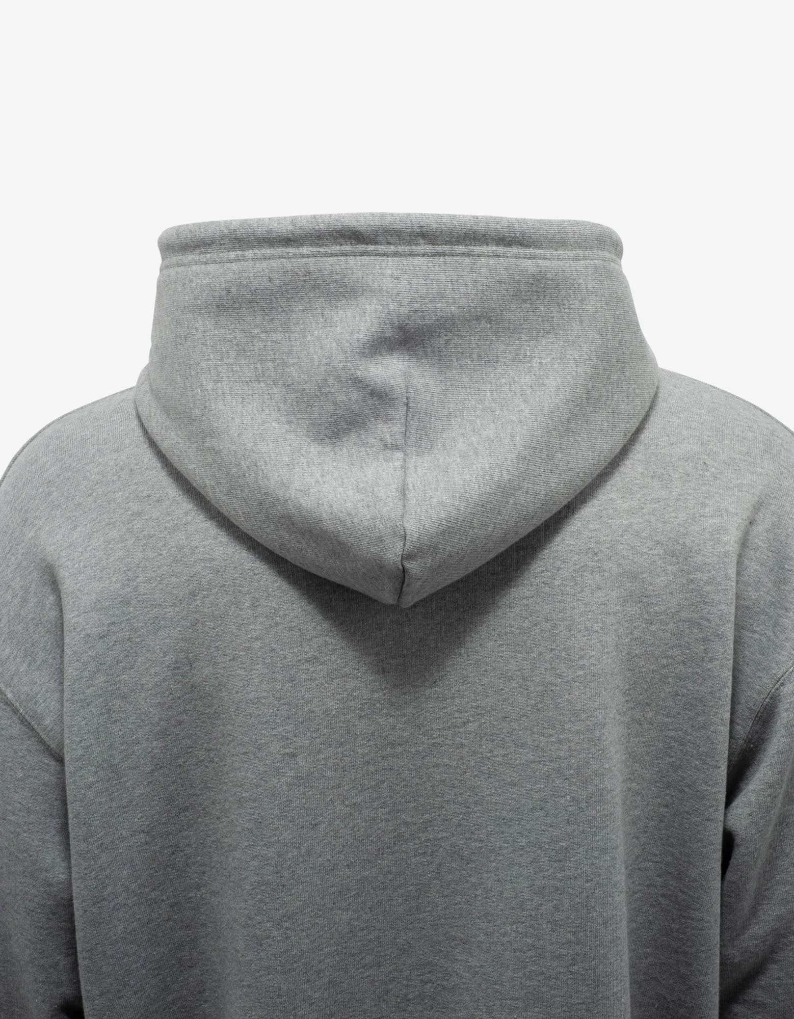 Heather Grey BB Logo Print Hoodie