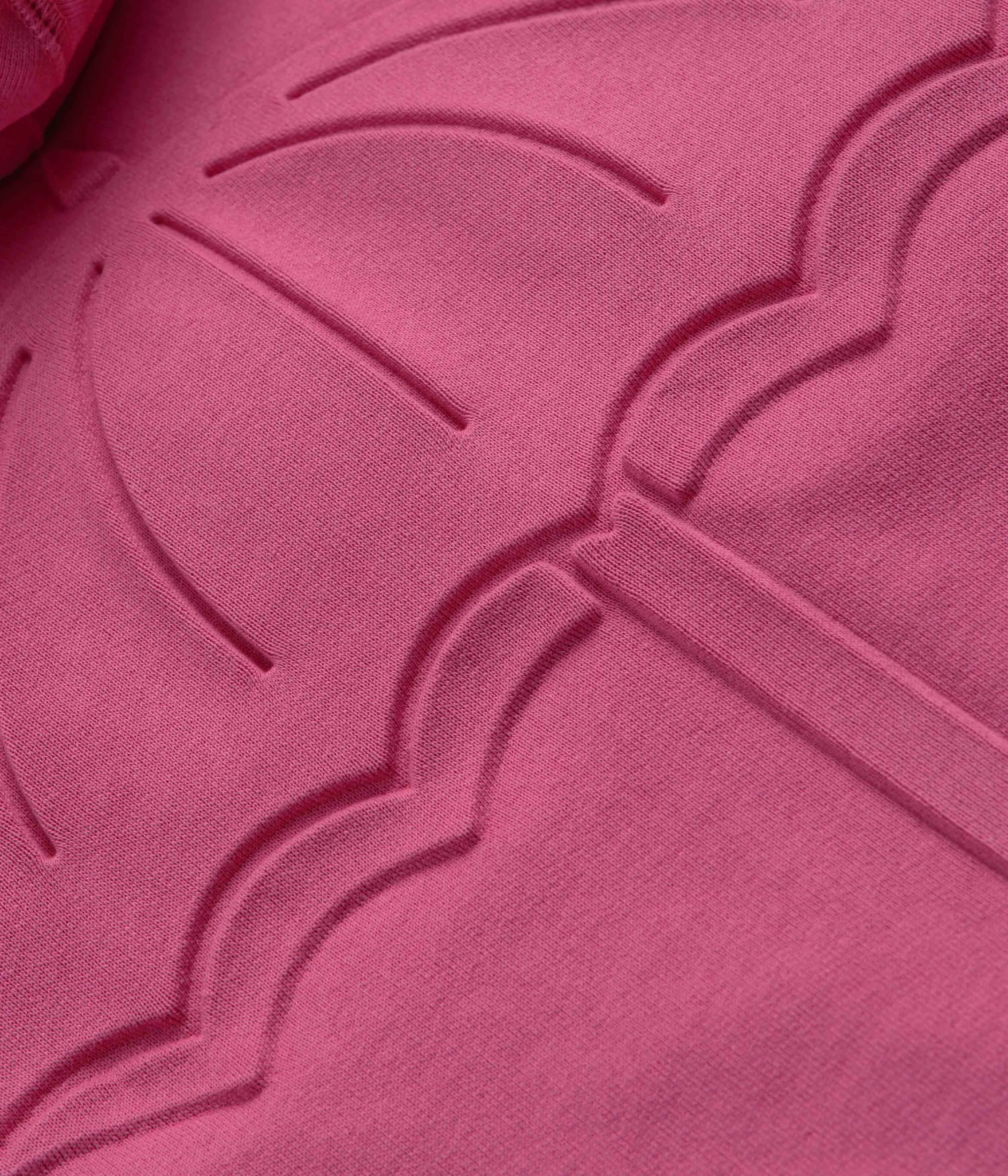 Helas Relief Hoodie - Fuschia