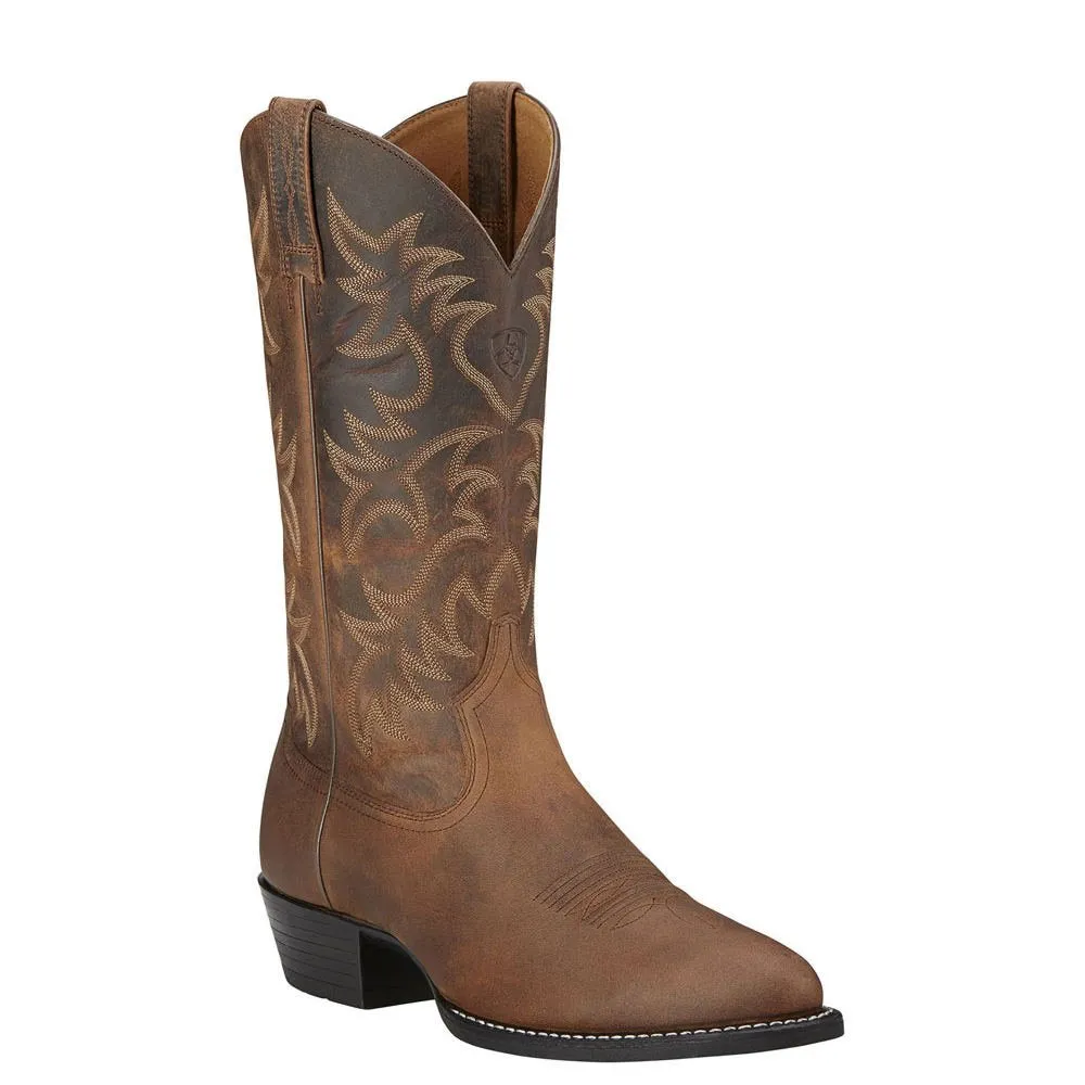 Heritage Western Cowboy R-Toe Boots - Men