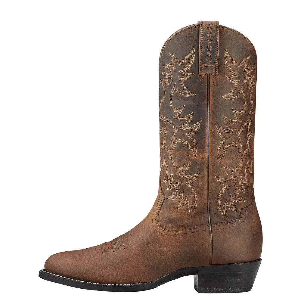 Heritage Western Cowboy R-Toe Boots - Men