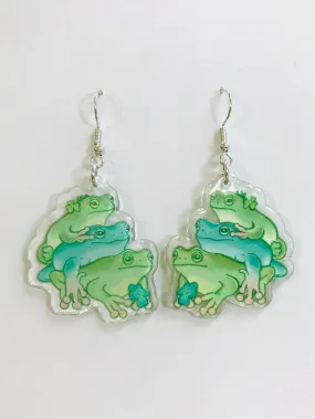 Hopping Frogs Earrings