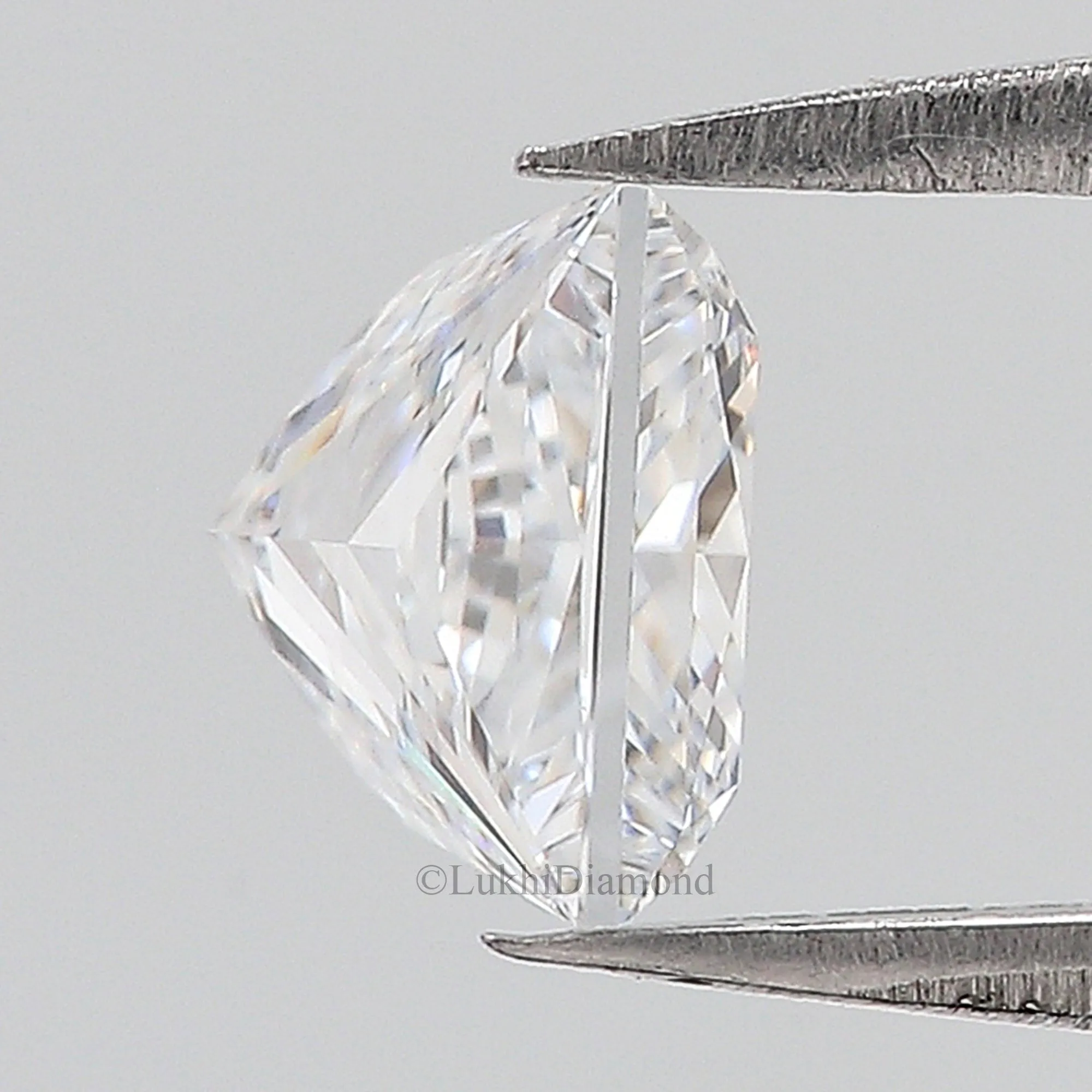 IGI Certified 1 Ct, 1.5 Ct, 2 Ct, 2.5 Ct, 3 Ct Princess Brilliant Cut Lab Grown Diamond Lab Created Loose Diamond for Engagement