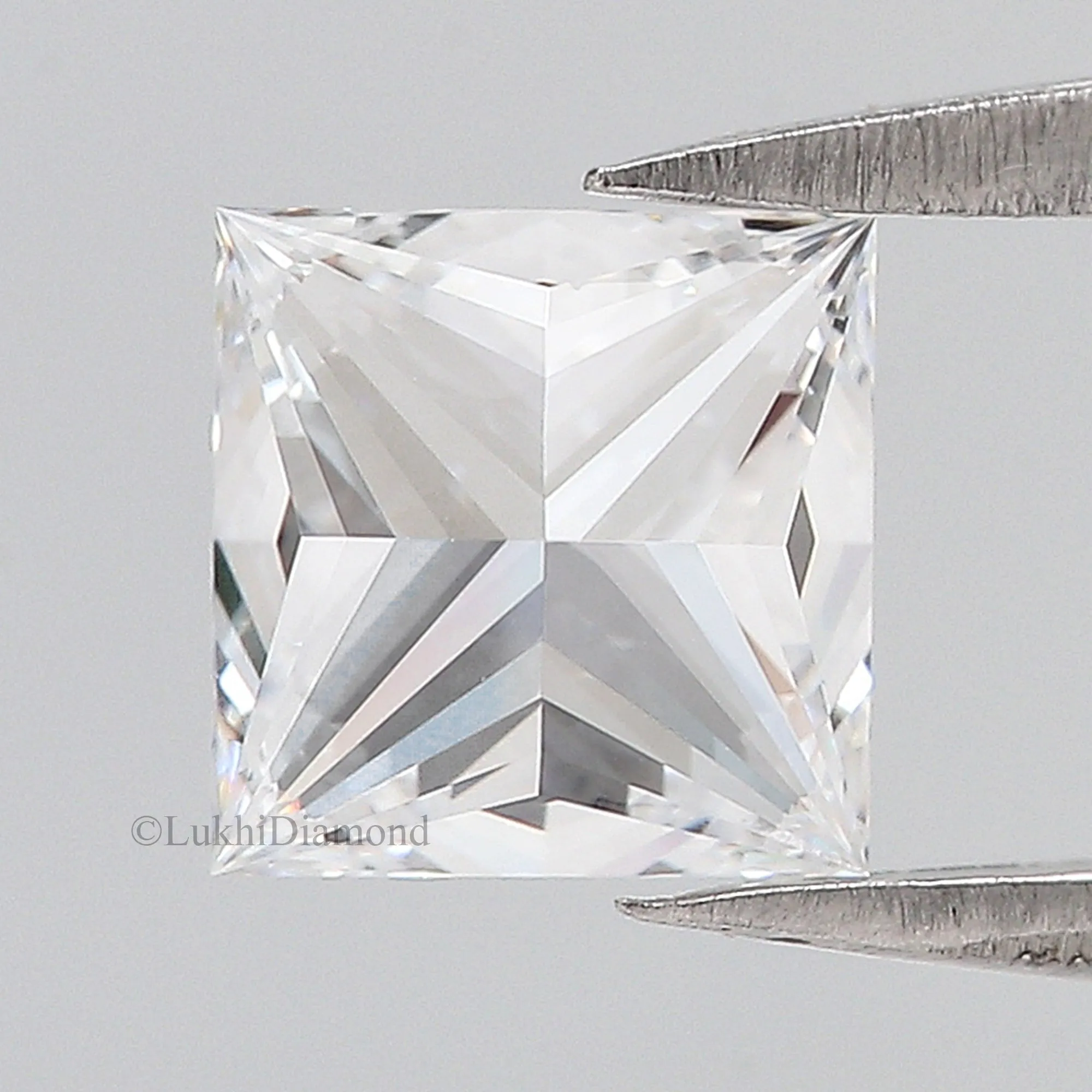 IGI Certified 1 Ct, 1.5 Ct, 2 Ct, 2.5 Ct, 3 Ct Princess Brilliant Cut Lab Grown Diamond Lab Created Loose Diamond for Engagement