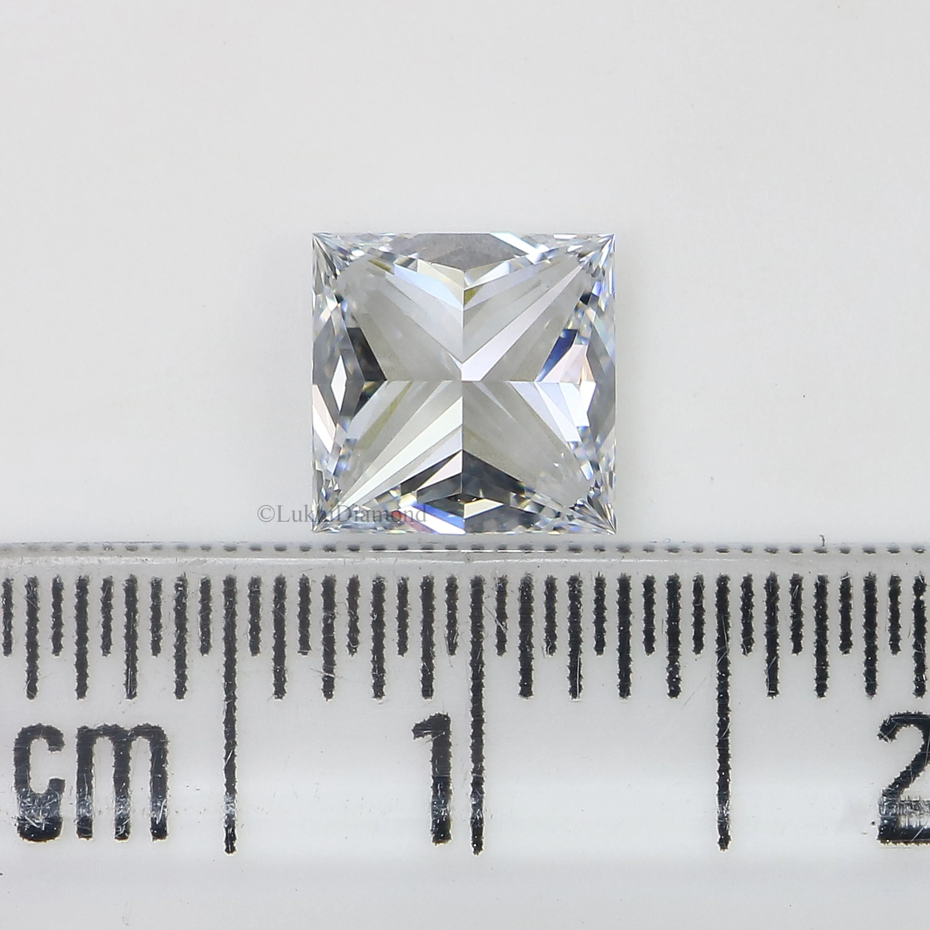 IGI Certified 1 Ct, 1.5 Ct, 2 Ct, 2.5 Ct, 3 Ct Princess Brilliant Cut Lab Grown Diamond Lab Created Loose Diamond for Engagement