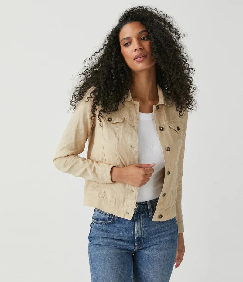 Jean Linen Jacket