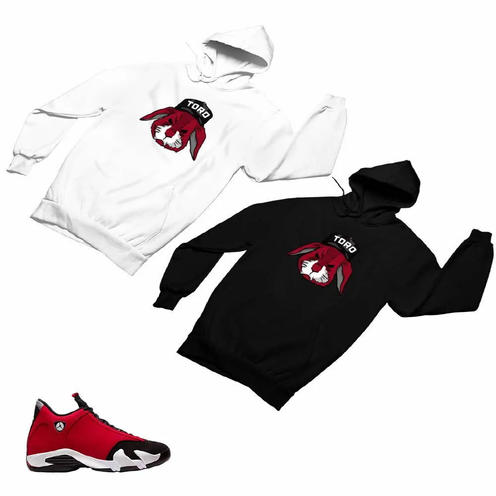 Jordan 14 Retro Gym Red Matching Custom Designed Hoodies JD 14-7-3