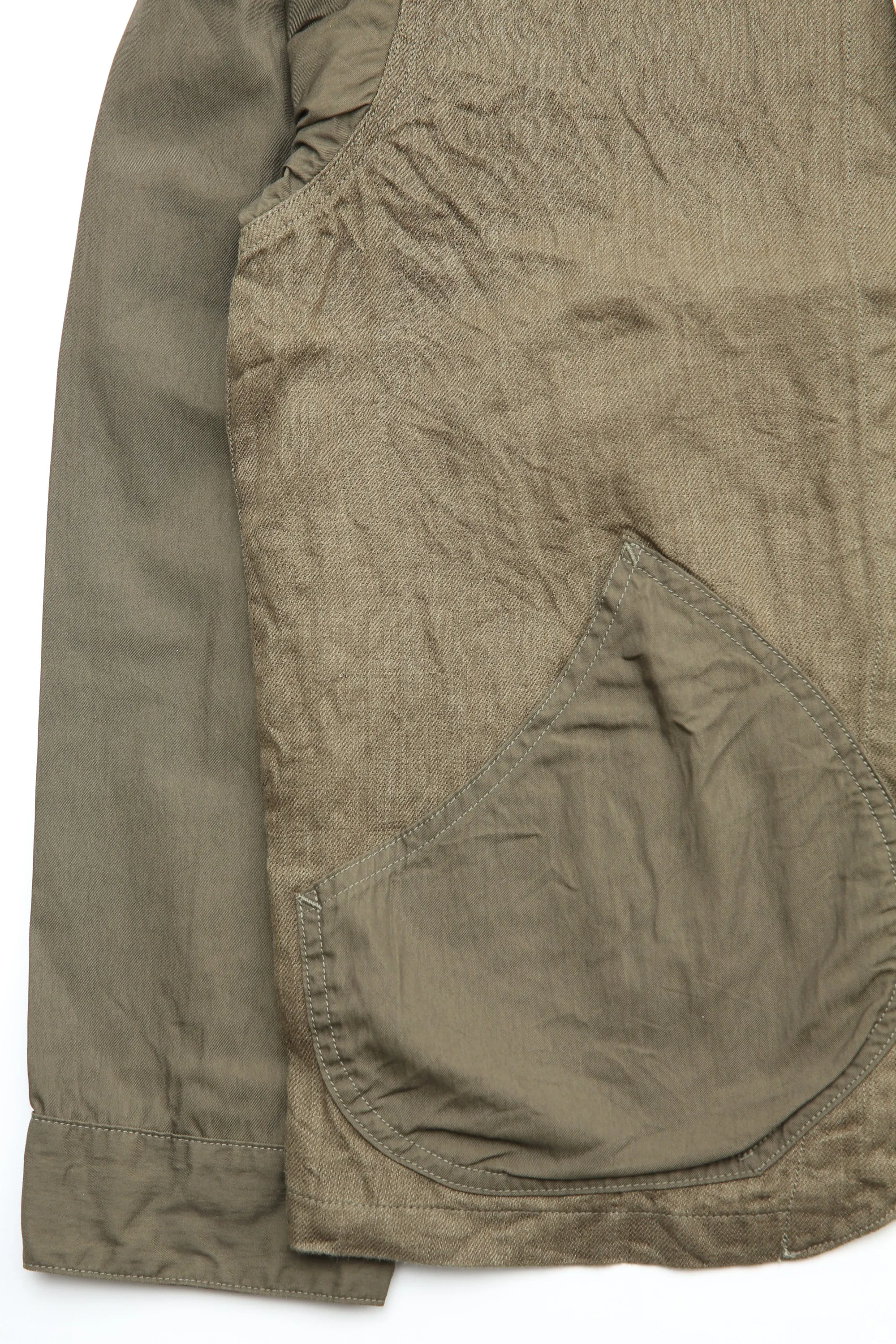 Kapital Linen Chino Cloth x Gabardine RINGOMAN Coverall - Khaki - (EK-1575)