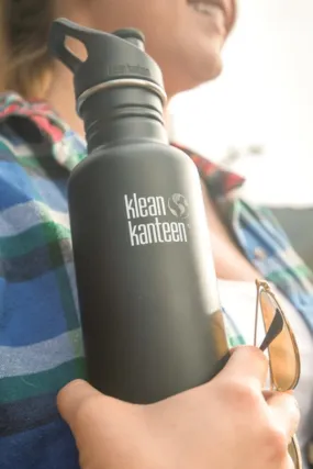 KLEAN KANTEEN // INSULATED BOTTLE 24hr COLD - MATT SHALE BLACK