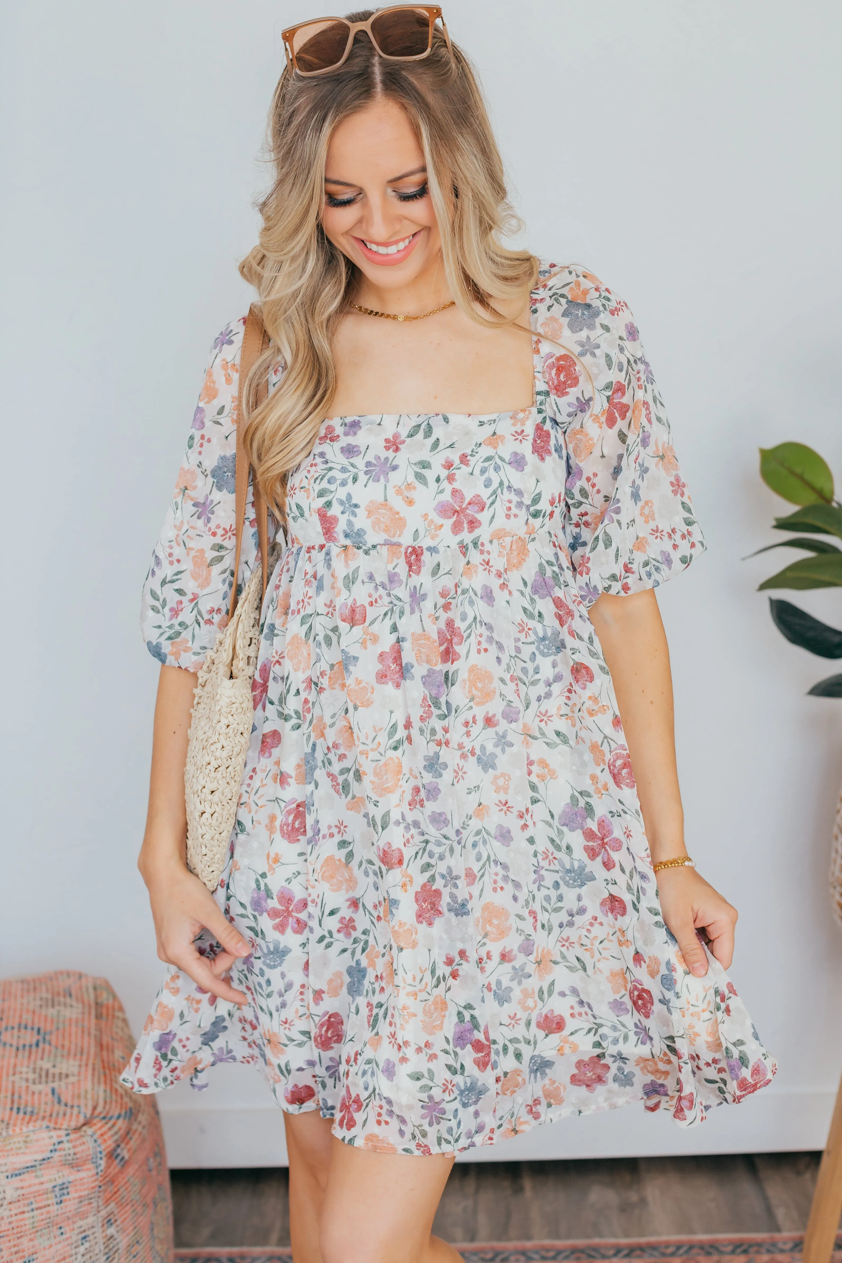 Lala Floral Babydoll Dress