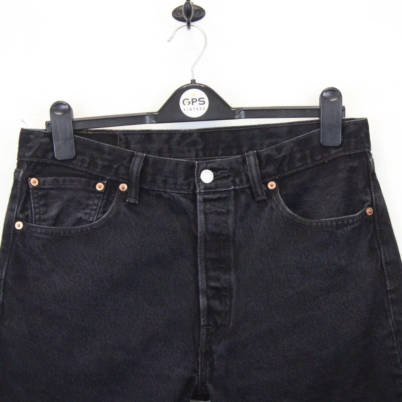 LEVIS 501 Jeans Black Charcoal | W34 L28