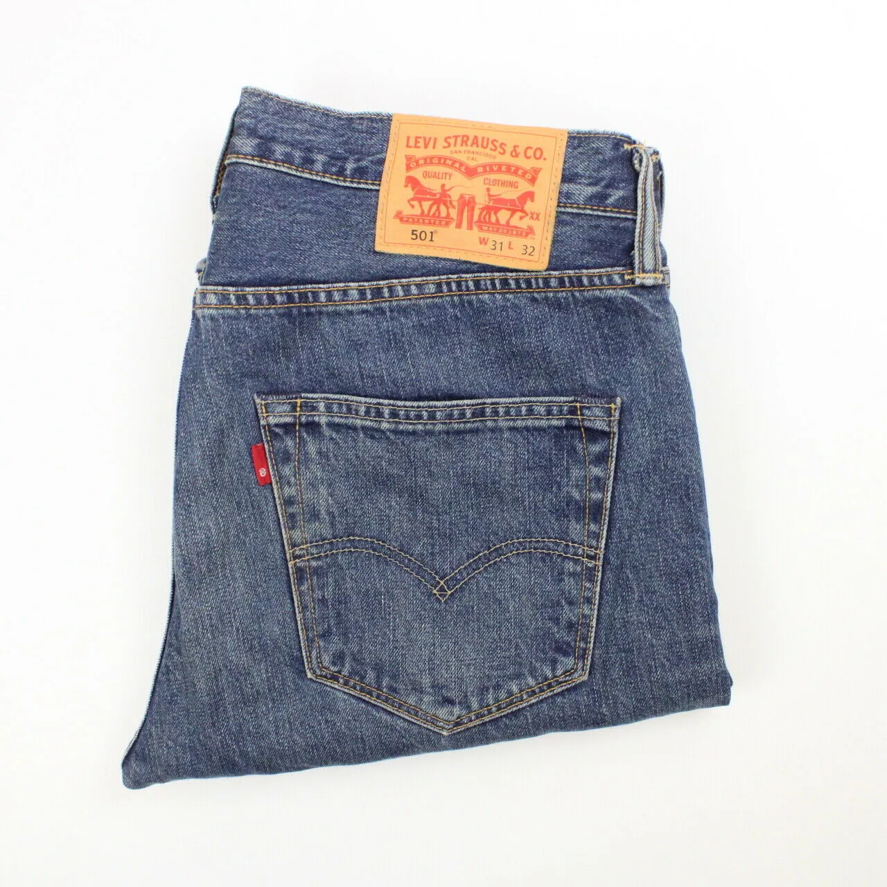 LEVIS 501 Jeans Mid Blue | W33 L32