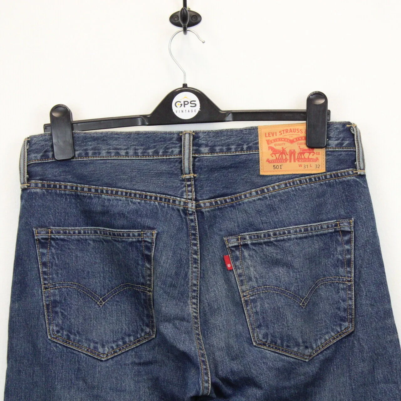 LEVIS 501 Jeans Mid Blue | W33 L32