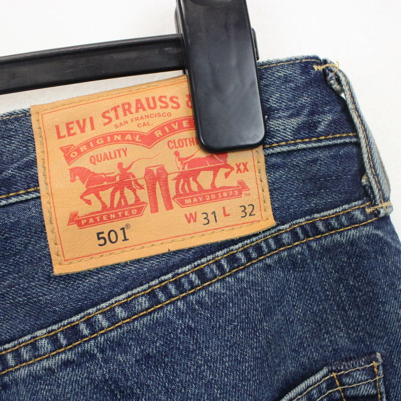 LEVIS 501 Jeans Mid Blue | W33 L32