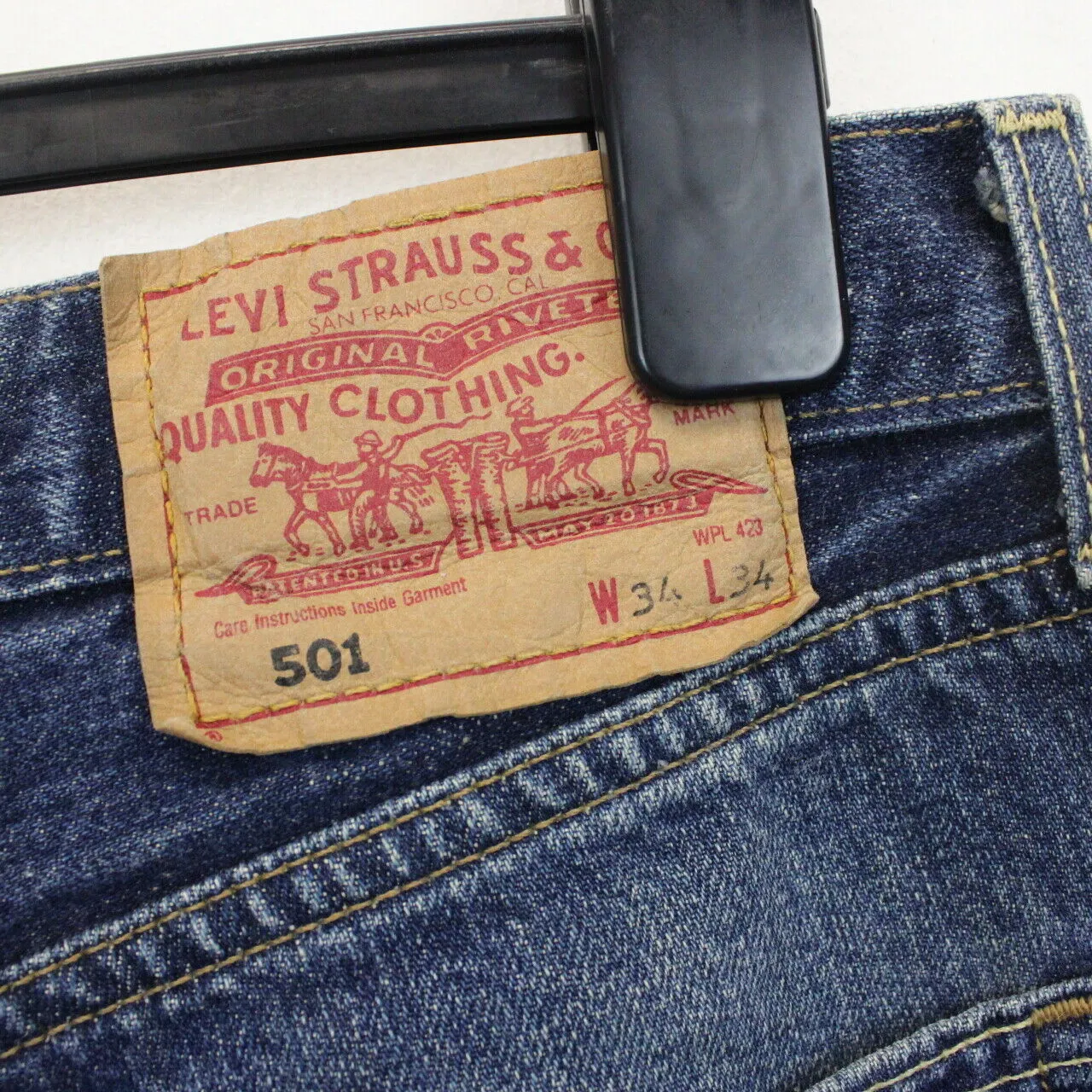 LEVIS 501 Jeans Mid Blue | W34 L32