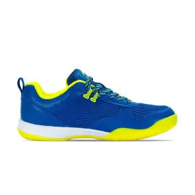 Li-Ning Men's Attack Pro IV Badminton Shoe (Blue/Lime)