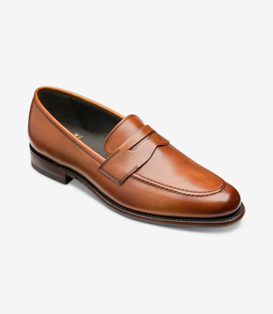 LOAKE Wiggins Loafer - Tan Polished Calf