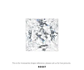 Loose Moissanite Princess Cut