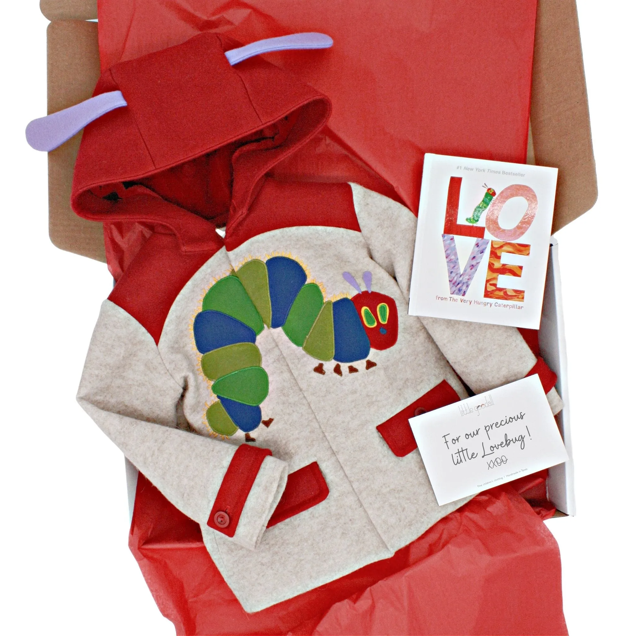 Love from The Very Hungry Caterpillar Gift Set: Handmade Coat and Hardcover Book