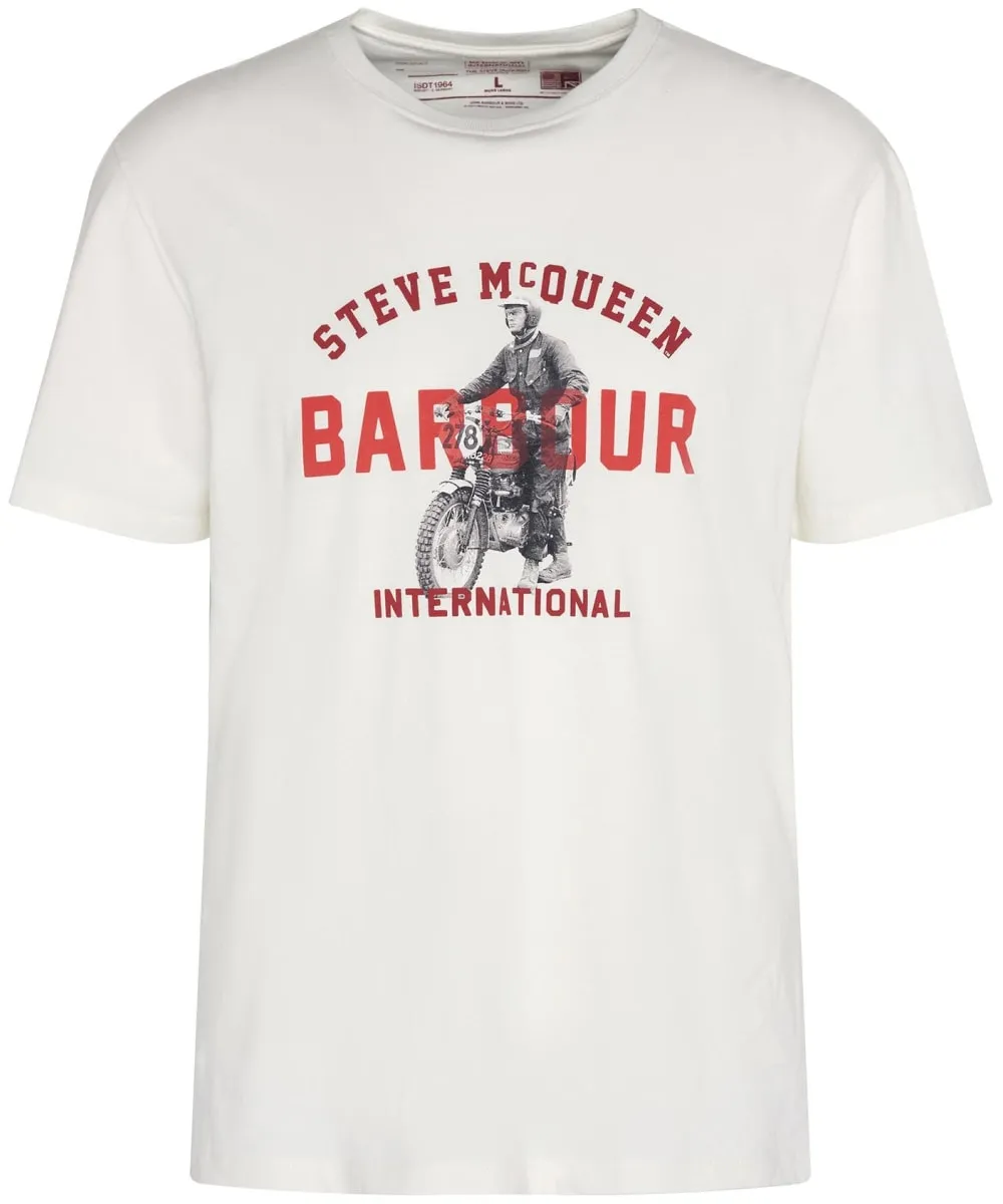 Men's Barbour International Speedway Crew Neck Cotton T-Shirt