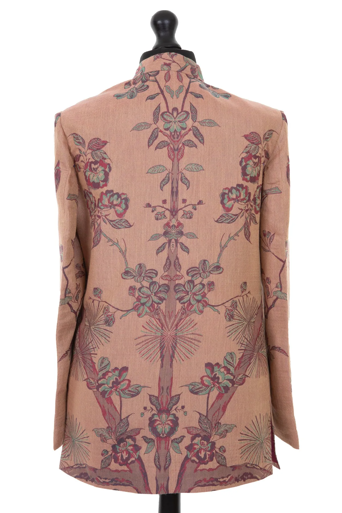 Mens Nehru Jacket in Dusty Pink