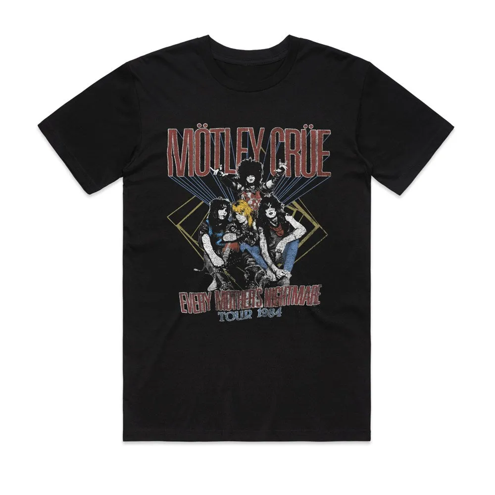 Mtley Crüe - Mothers Nightmare 84' Black T-Shirt