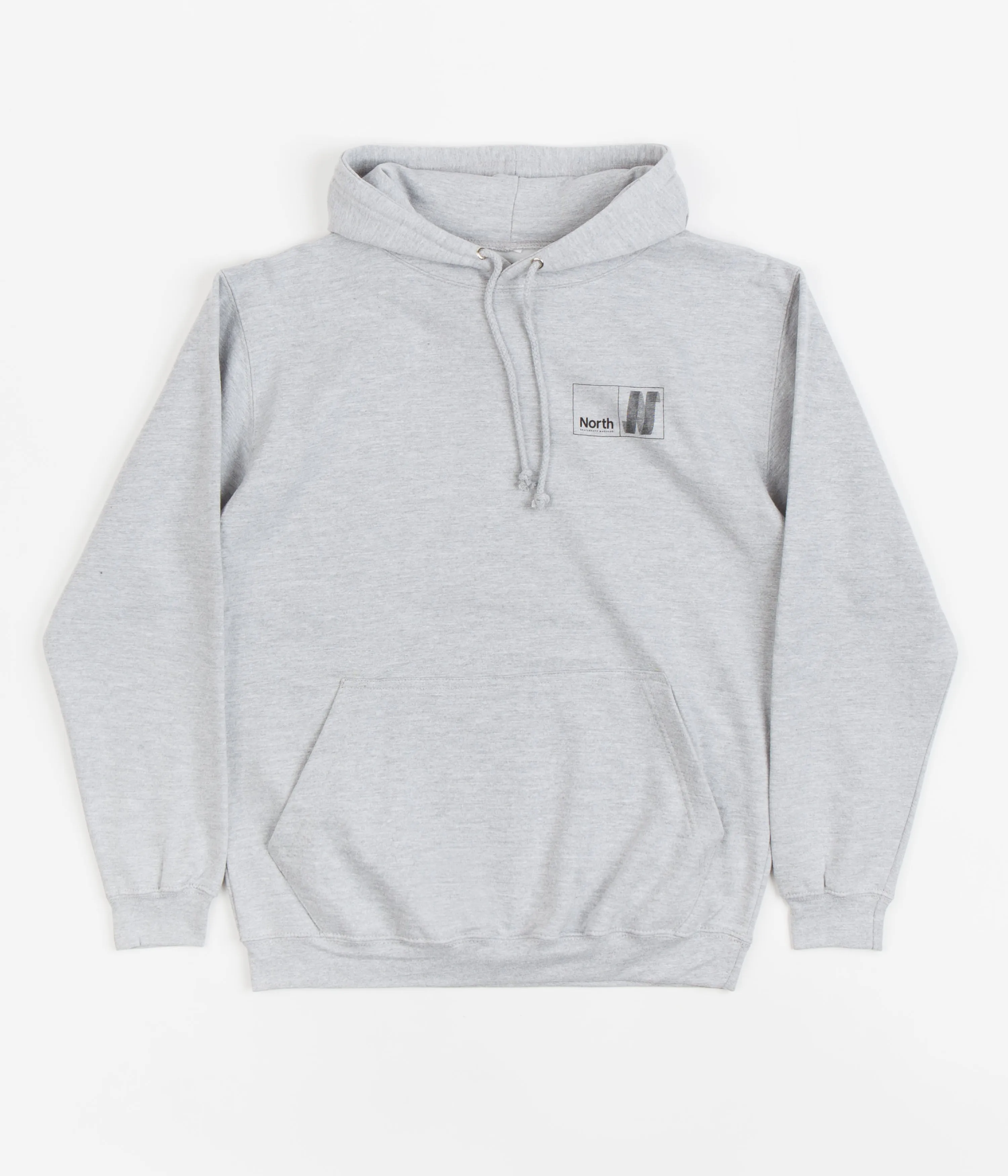 North N Logo Hoodie - Grey / Black