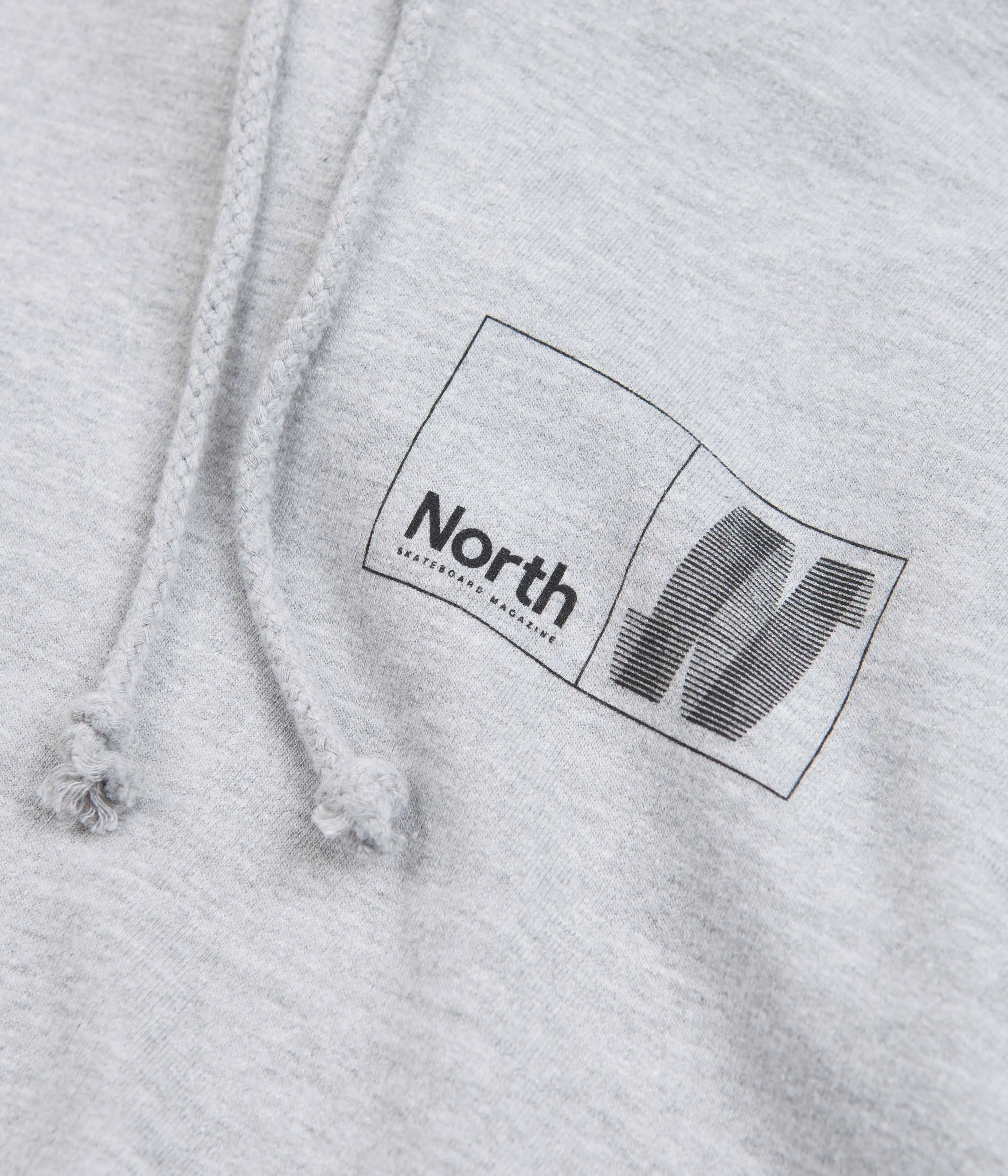 North N Logo Hoodie - Grey / Black