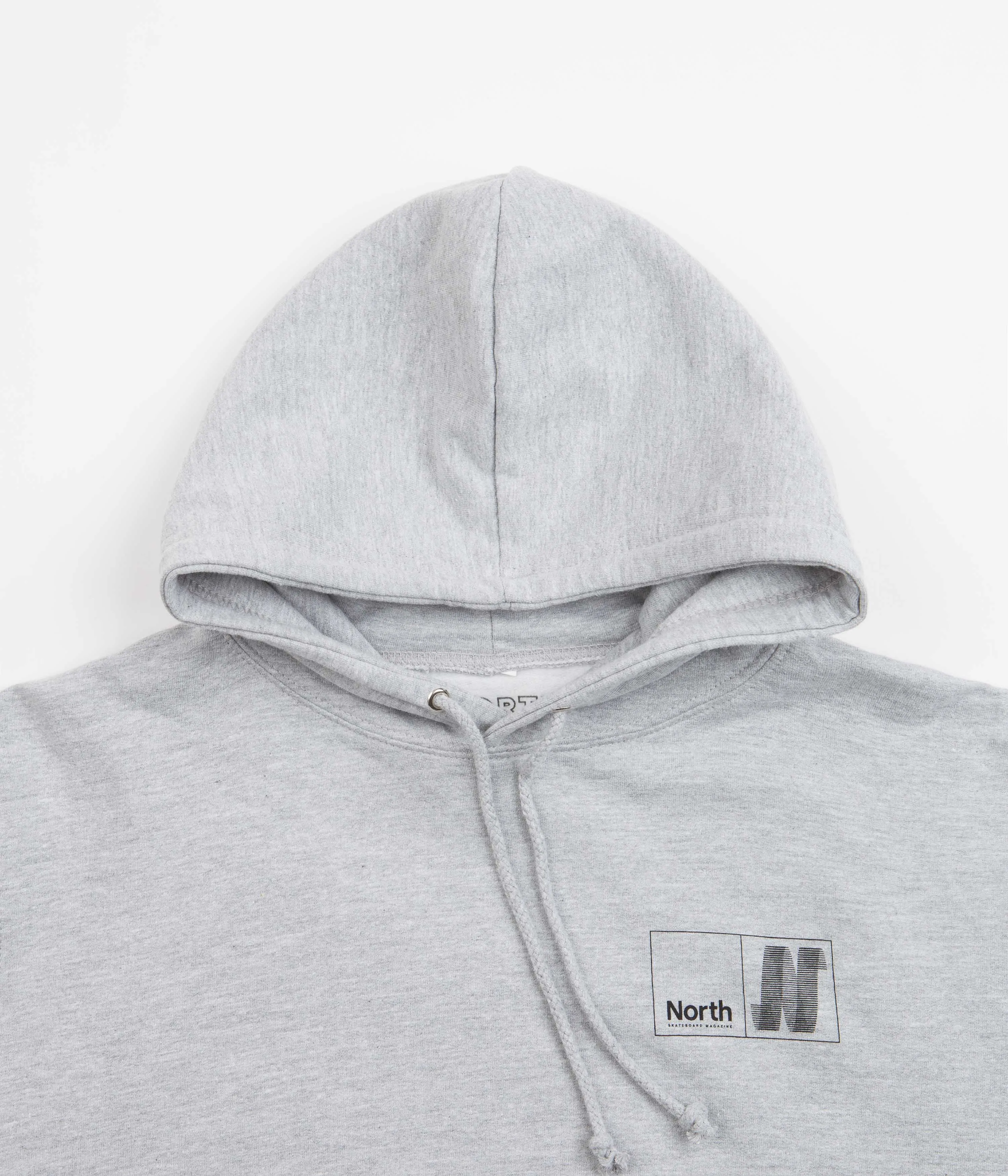 North N Logo Hoodie - Grey / Black