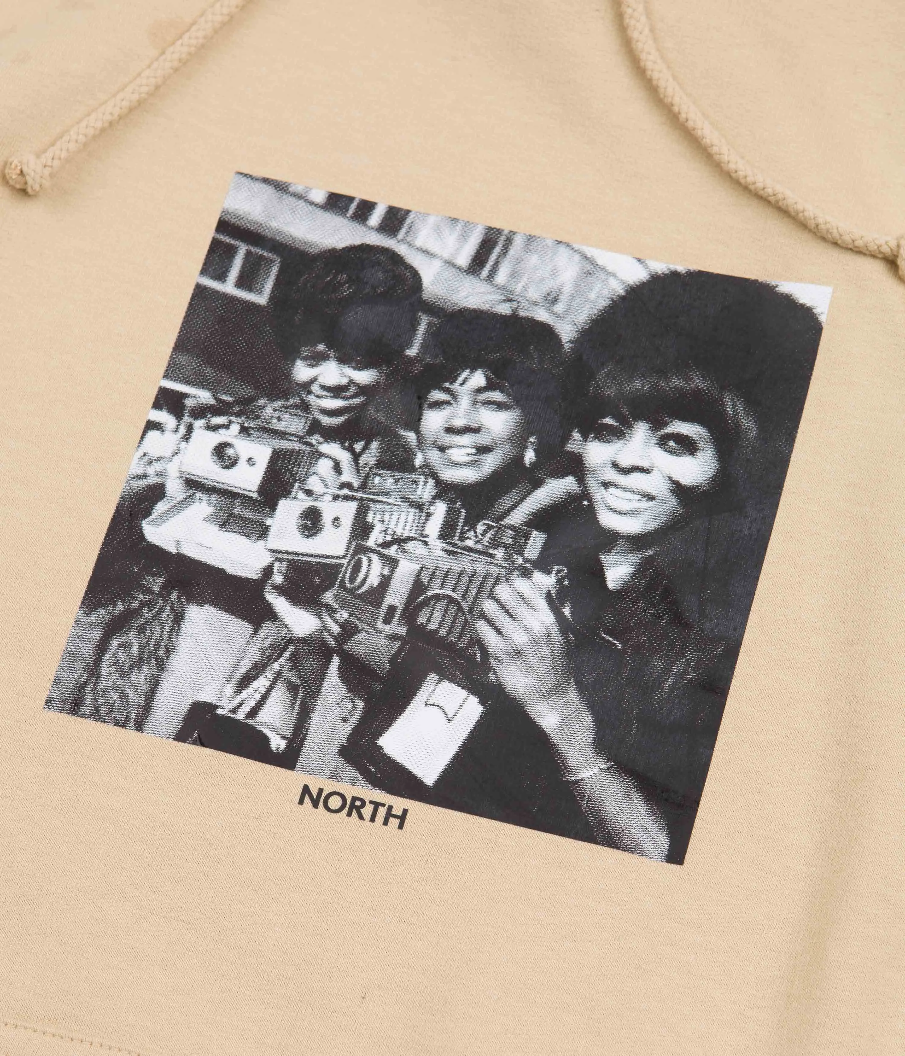 North The Supremes Polaroid Hoodie - Sand