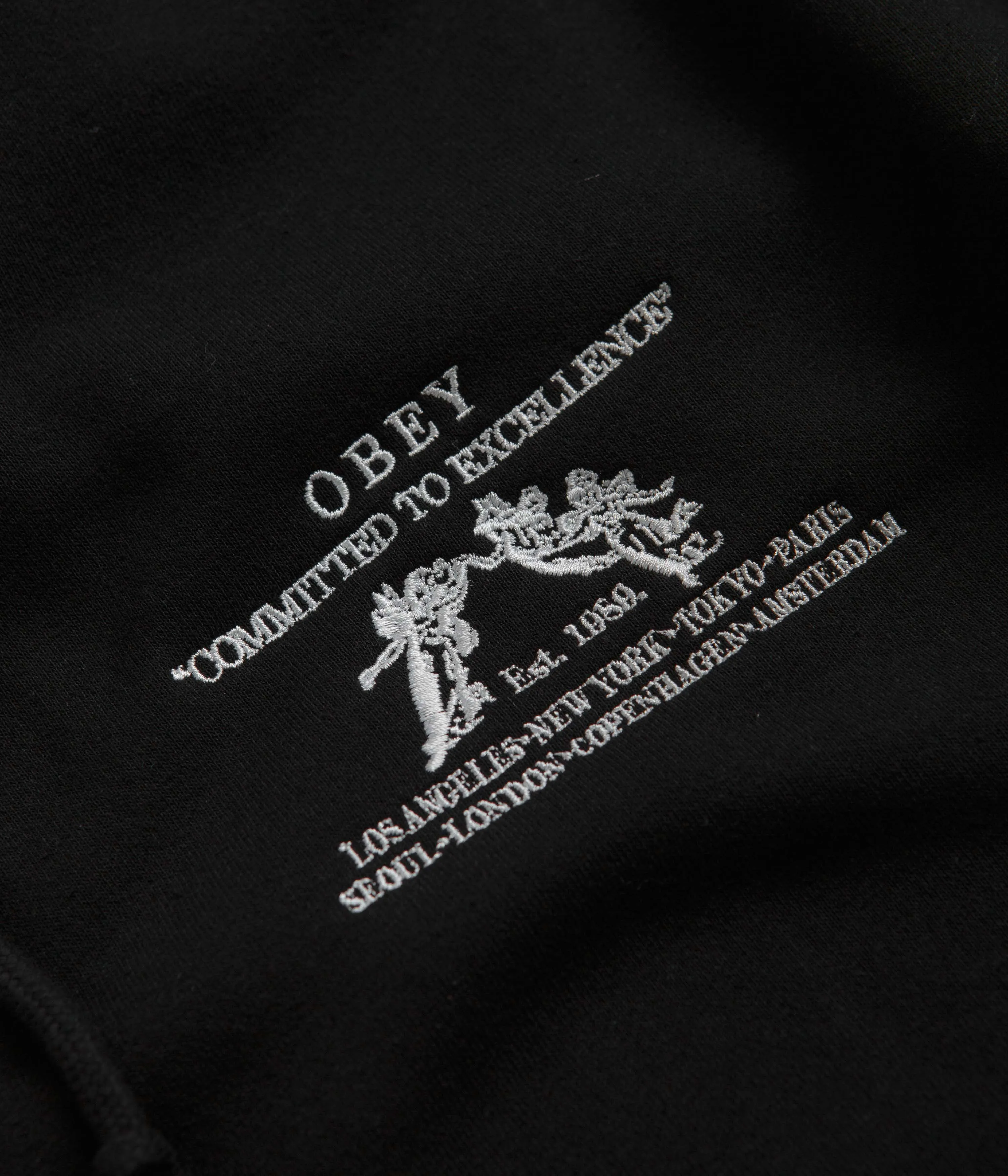 Obey Excellence Hoodie - Black