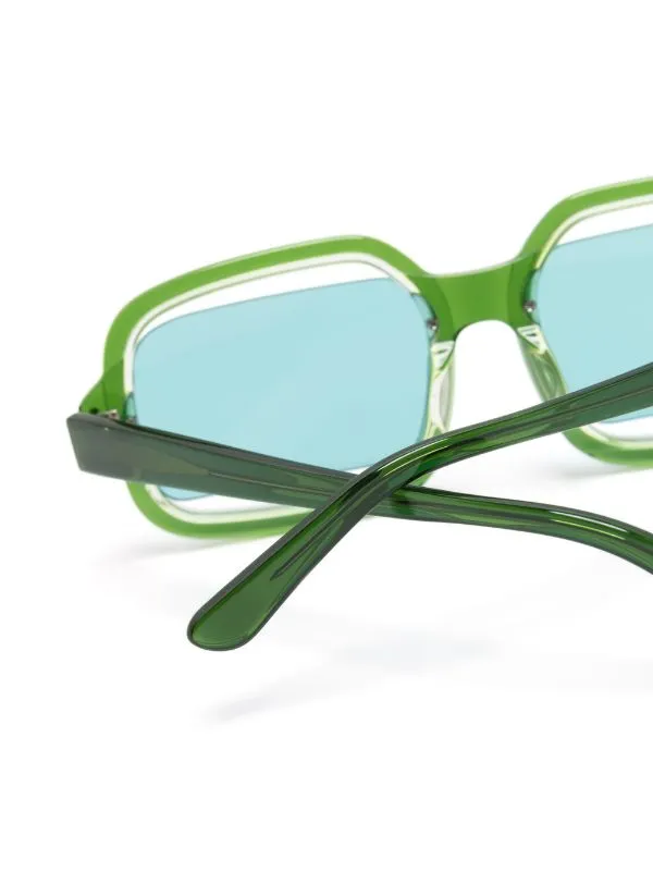 Olga Glasses - Dark Green