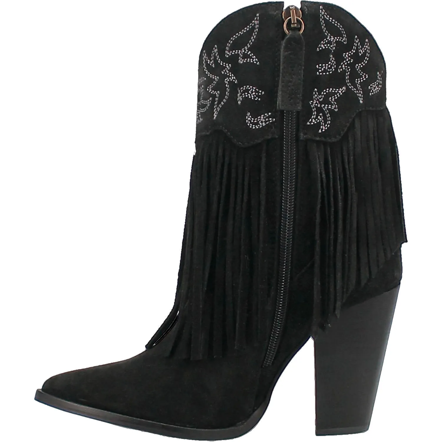 Online Exclusive | Dingo | Crazy Train Cowboy Boots in Black **PREORDER