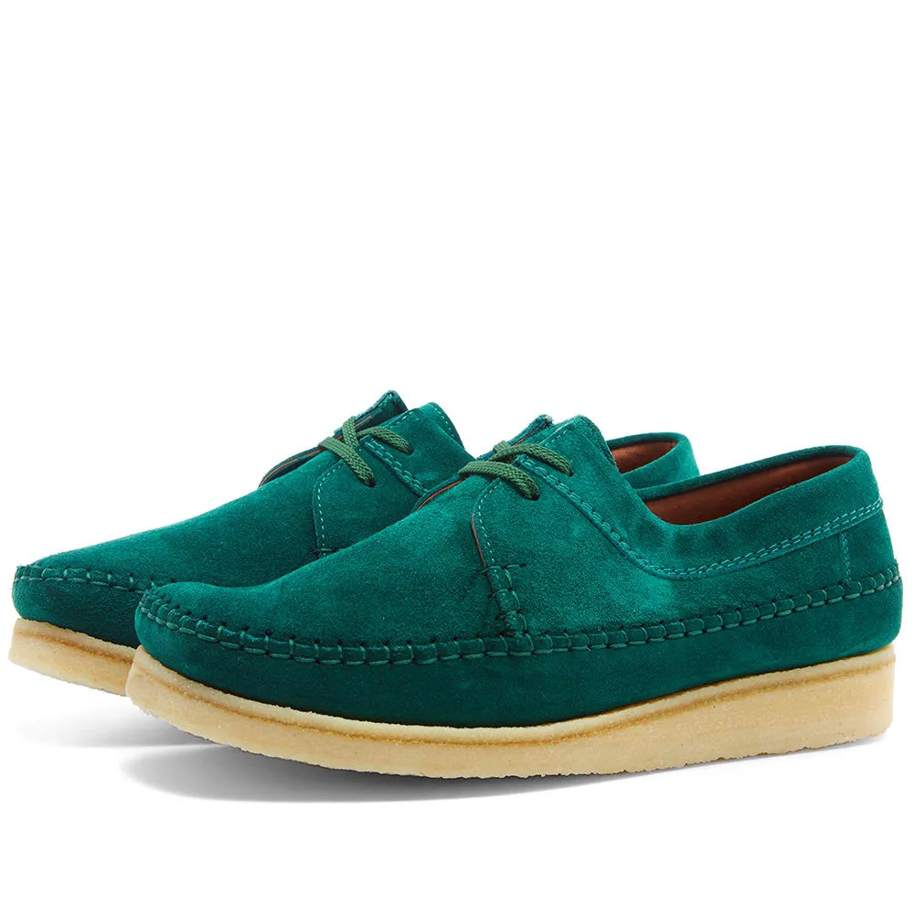 Padmore & Barnes M387 WillowHunter Green Suede