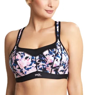 Panache Power Racerback Underwire Sports Bra (5021R) - Tie Dye Geo