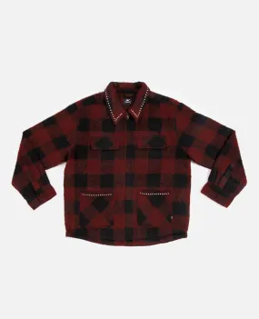 Patta Check Car Coat (Multi/Biking Red)