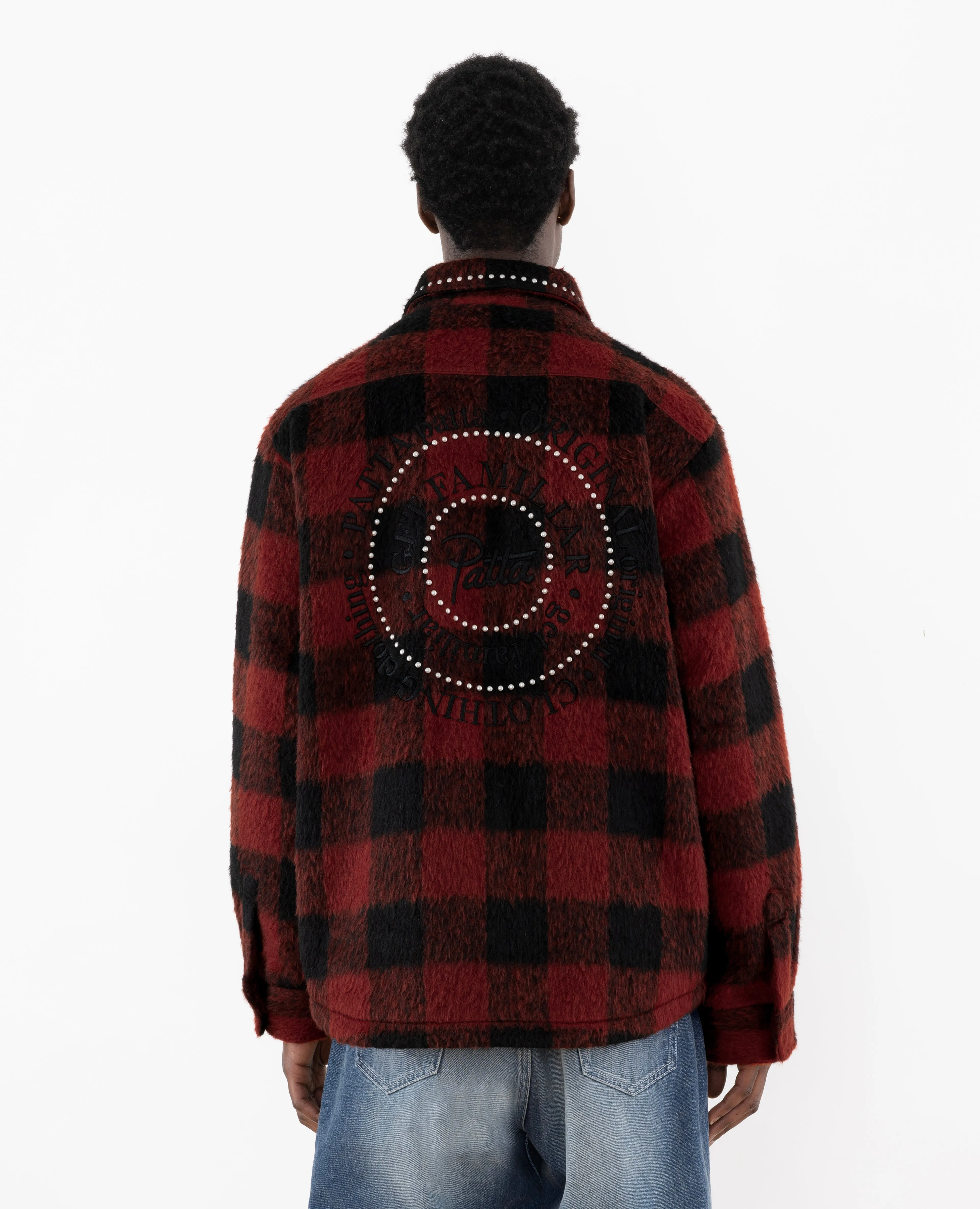 Patta Check Car Coat (Multi/Biking Red)