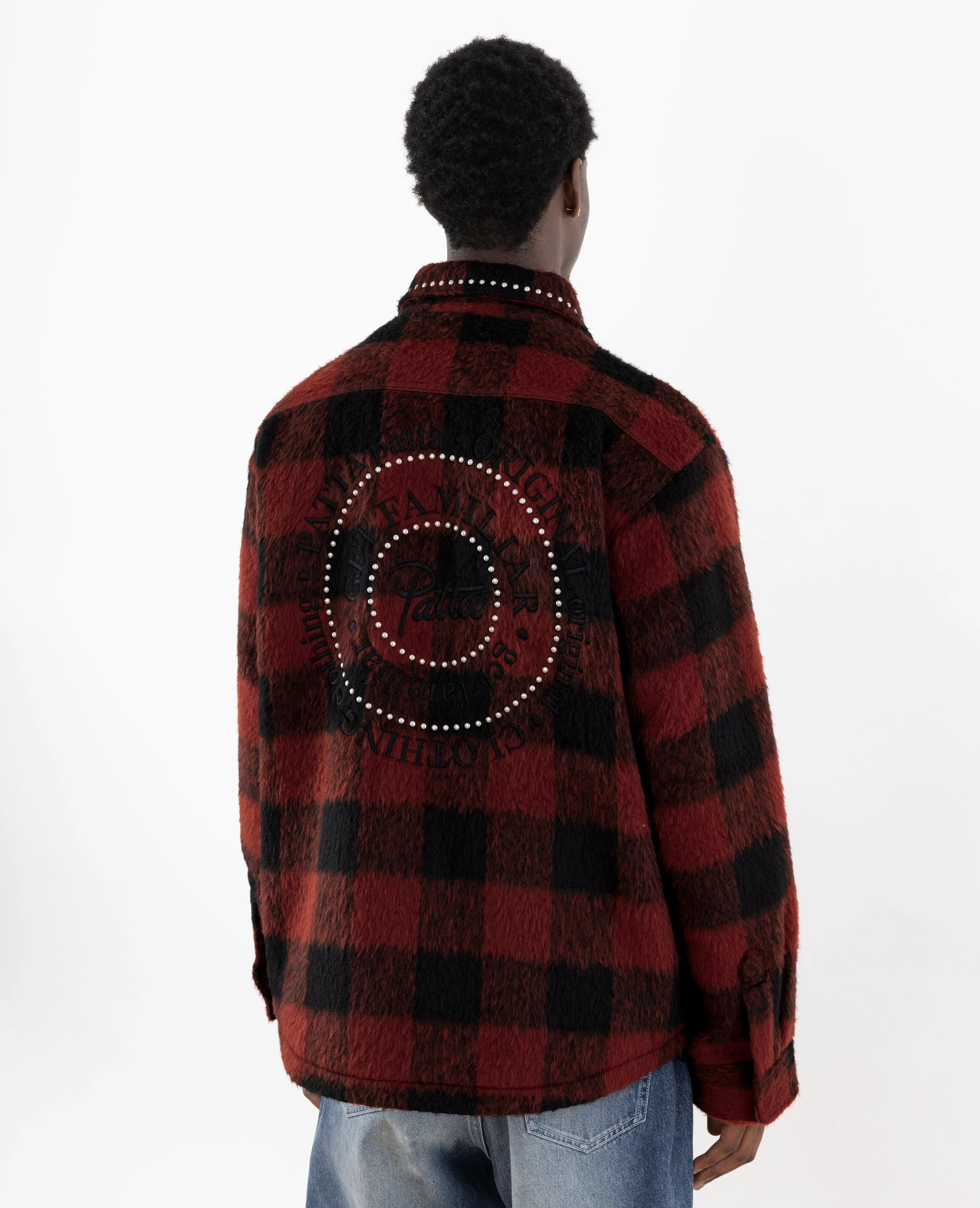 Patta Check Car Coat (Multi/Biking Red)